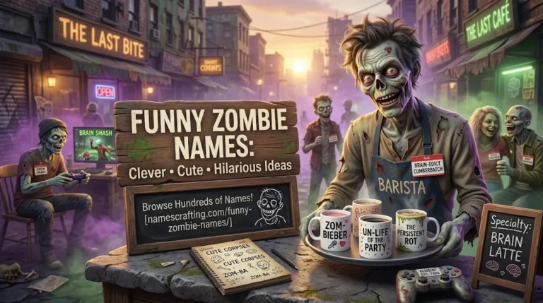 Funny Zombie Names