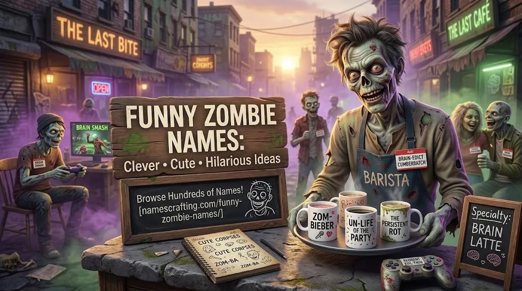 Funny Zombie Names