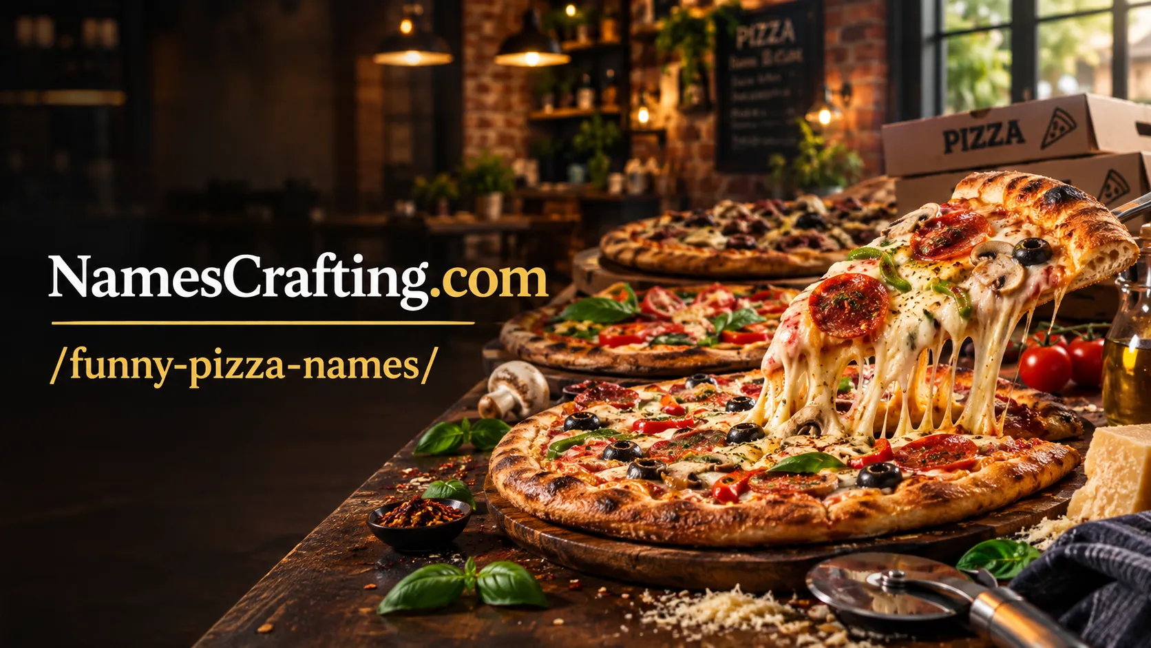 Funny Pizza Names