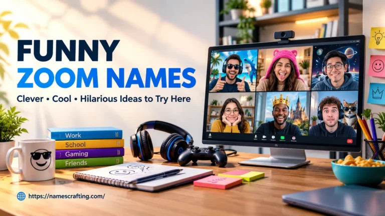 Funny Zoom Names