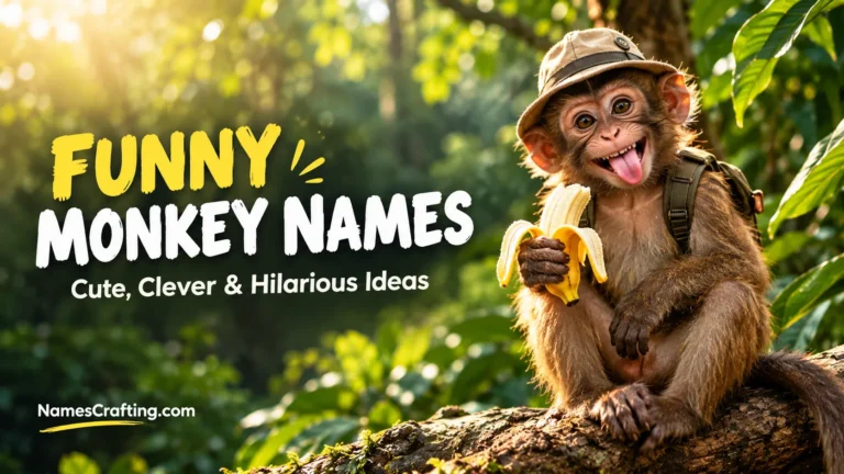 Funny Monkey Names
