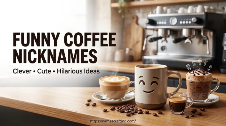 Funny Coffee Nicknames