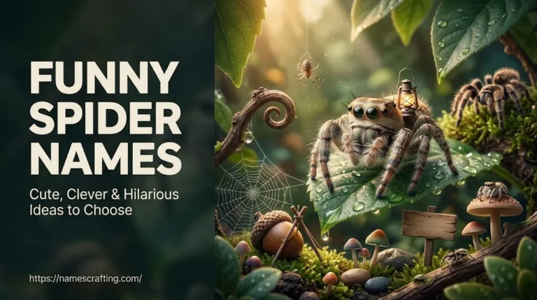 Funny Spider Names