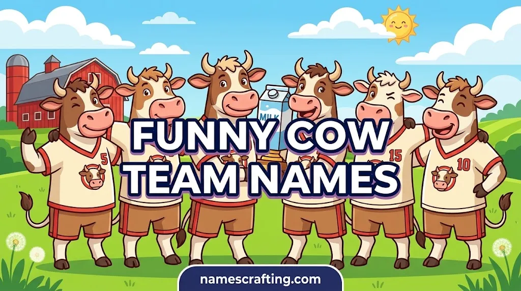Funny Cow Team Names