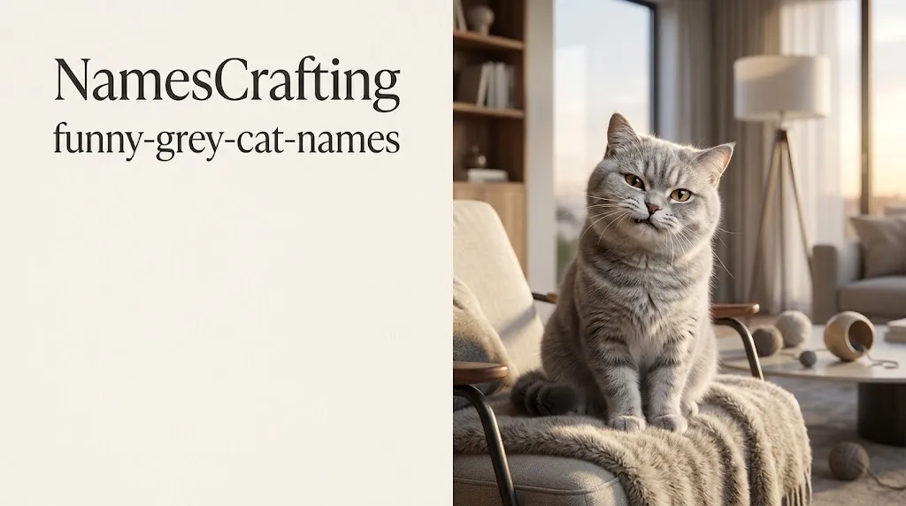 Funny Grey Cat Names