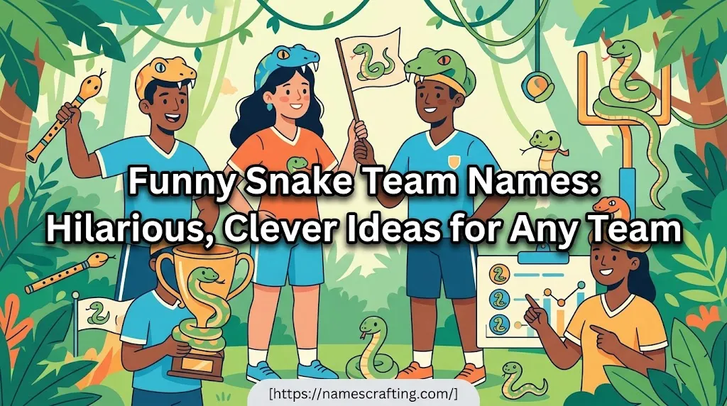 Funny Snake Team Names