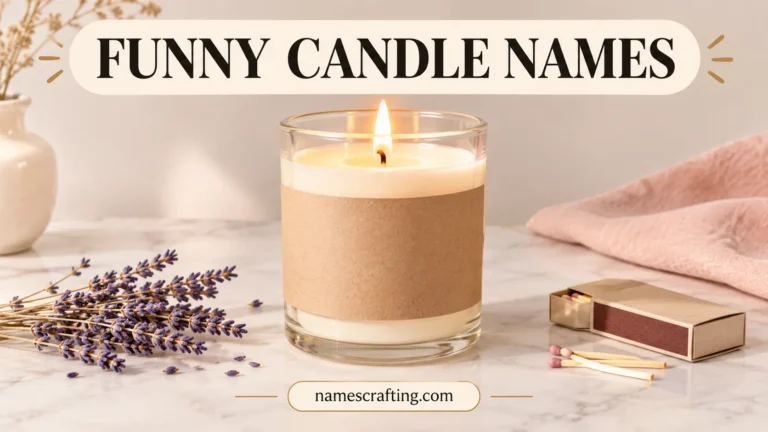 Funny Candle Names