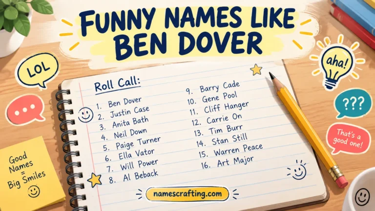 Funny Names Like Ben Dover