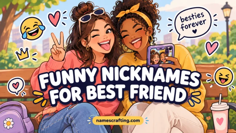 Funny Nicknames for Best Friend