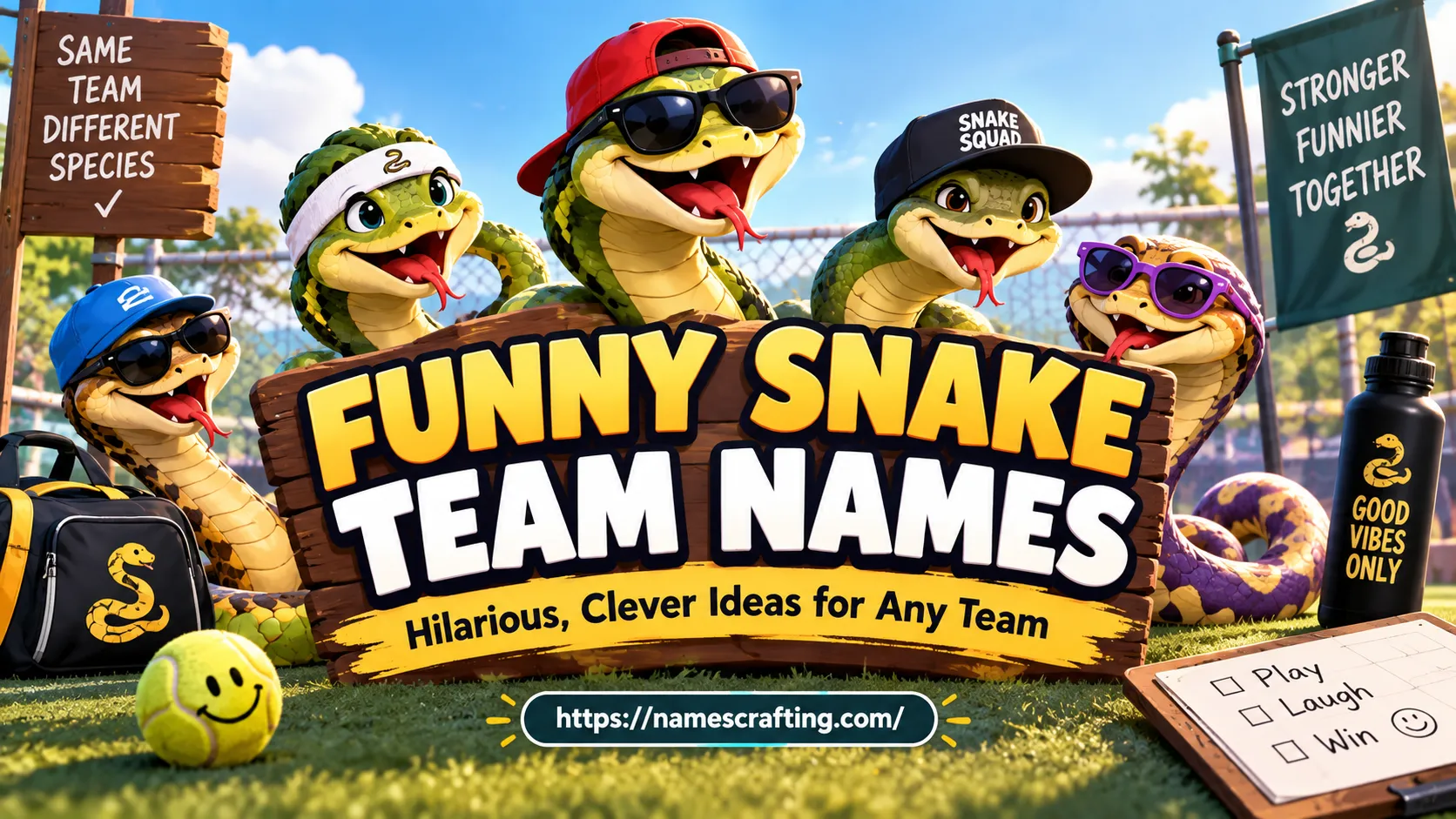 Funny Snake Team Names