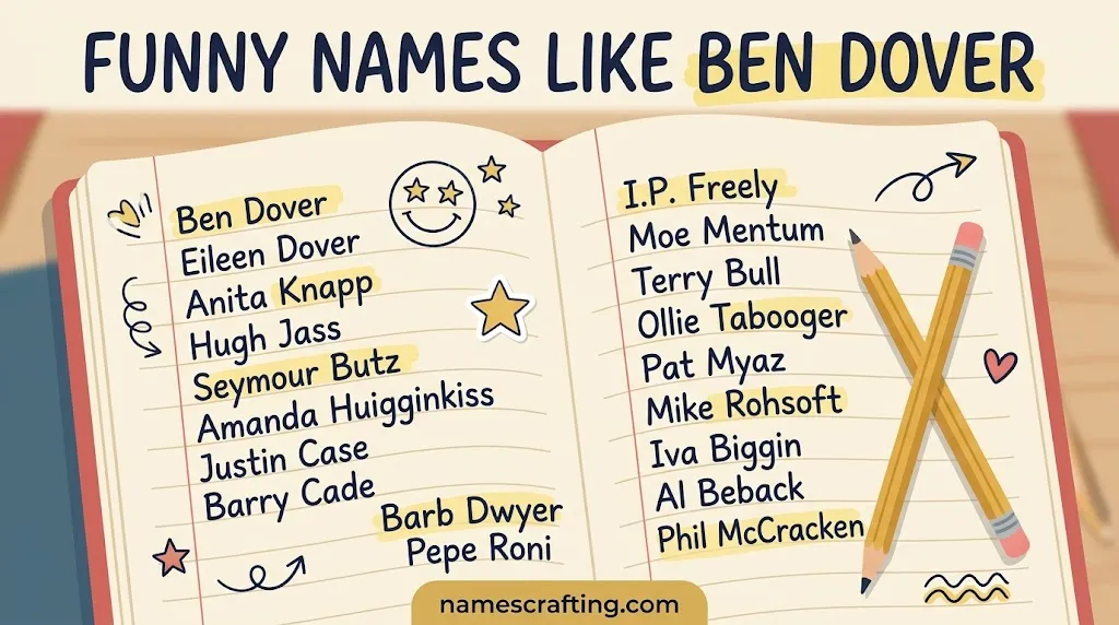 Funny Names Like Ben Dover